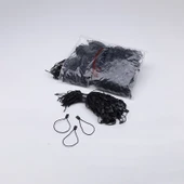 Fuyaku Kilitli İp Klips Mumlu Siyah 16 cm (1.000 Adet) - 1