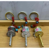 Metal Feng Shui Şans Çarkı Anahtarlık thumbnail 2