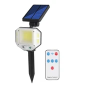 Powermaster PM-14917 Sensörlü Kumandalı 3 Kademeli Solarlı Bahçe Aydınlatma Lambası - 1