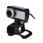 Powermaster Tak-Çalıştır 2 MP Mikrofonlu 480P Usb Webcam PC Kamera PM-2433 - 1