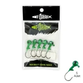 Kurşunlu Jighead Zoka - 8g - Fishack - Yeşil (XHA02) - 5 Adet - 1