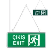 ZMR ZMR-670/Y.00 3W Tek Yön Acil Çıkış Yönlendirme Tabelası - Lambası (38X30x36mm) - 1