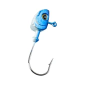 Jighead - Zoka - Kurşunlu Olta İğnesi - (XH-A 11) - Mavi Beyaz - 8 gr - 1