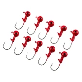 Jighead - Zoka - Kurşunlu Olta İğnesi - (XH-A 02) - Kırmızı - 21 Gr - 10 Adet thumbnail 1