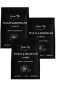 Lunara İnülin Ve Bromelain Coffee 3 ADET- 30 Şase Detox Kahve - 1