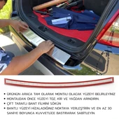 Ford Mondeo Arka Tampon Eşiği - Krom Taşlı | 2014 ve Sonrası, SW - 5