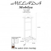 Melada Mobilya Gürgen Tekli Ham Dilsiz Uşak - 5