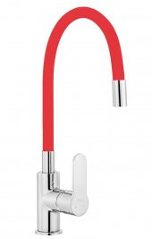 Eca Nita Esnek Uçlu Eviye Mutfak Evye Bataryası Kırmızı 102118112 - 1