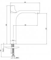 Eca Myra Yüksek Tip Lavabo Bataryası - Kırmızı 104308984 - 2