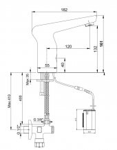 Eca Fotoselli Lavabo Bataryası Pilli 108108017 - 2