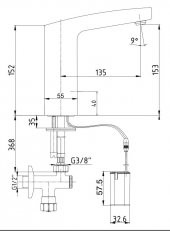 E.C.A. 108108039 Fotoselli Pilli Lavabo Bataryası - 2