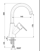 Ar Liona Kuğu Borulu Lavabo Bataryası 102108964 - 2