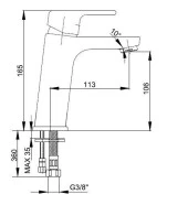 Ar Lunetta Lavabo Bataryası Mat Siyah 103588107 - 2