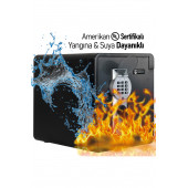 MÜHLEN FIRE SAFE YG 2087 YANGINA VE SUYA KARŞI DAYANIKLI PARA VE DEĞERLİ EŞYA KASASI - 2