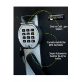 MÜHLEN FIRE SAFE YG 2092 YANGINA VE SUYA KARŞI DAYANIKLI PARA VE DEĞERLİ EŞYA KASASI - 7