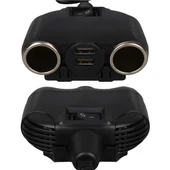 Olesson 1630 12-24V Çift USB Girişli 120W 80cm Kablolu 2'LI Araç Çakmak Çoklayıcı thumbnail 4