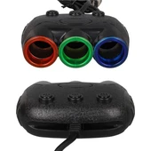 Olesson 1633 12-24V Tek USB Girişli 120W 80cm Kablolu Dijital Voltaj Ekranlı 3'lü Araç Çakmak Çoklayıcı thumbnail 4