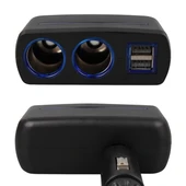 Olesson 1637 12-24V Çift USB Girişli 120W 2'li Araç Çakmak Çoklayıcı thumbnail 4