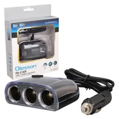Olesson 1505 12-24V Çift USB Girişli 120W 80cm Kablolu 3'LÜ Araç Çakmak Çoklayıcı thumbnail 1