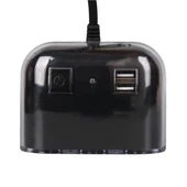 Olesson 1505 12-24V Çift USB Girişli 120W 80cm Kablolu 3'LÜ Araç Çakmak Çoklayıcı thumbnail 3