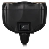 Olesson 1630 12-24V Çift USB Girişli 120W 80cm Kablolu 2'LI Araç Çakmak Çoklayıcı thumbnail 3