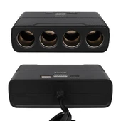 Olesson 2014 12-24V Type-C + USB-A Girişli 120W 80cm Kablolu 4'lü Araç Çakmak Çoklayıcı thumbnail 4