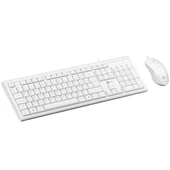 Lenovo Lecoo CM101 USB Kablolu Türkçe Q Klavye - Mouse Set Beyaz - 3