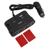 Olesson 2013 12-24V TYPE-C + USB Girişli 120W 80 CM Kablolu 3'lü Araç Çakmak Çoklayıcı thumbnail 5