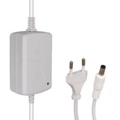 Weko Tottolet Uyumlu 1200 12 Volt 3.2 Amper 5.5 2.5 Uçlu Yerli Üretim Plastik Kasa Beyaz Masaüstü Adaptör Şarj Cihazı Aleti - 2