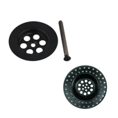 Siyah Lavabo Süzgeci ve Seyyar Süzgeç Çöp Tıkacı - 1