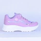 Moda Ayakkabı 5020 Lila-Beyaz Kız Çocuk Spor Ayakkabı thumbnail 4