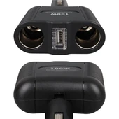 Olesson 1646 12-24V Tek USB Girişli 100W Çiftli Araç Çakmak Çoklayıcı thumbnail 4