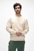 Bad Bear Wındy Bej Crewneck Erkek Baskılı Sweatshirt - 4