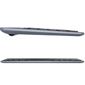 Lenovo Lecoo BK100 Bluetooth V3.0 Çoklu Cihaz Uyumlu Şarj Edilebilir Kablosuz Gri Türkçe Q Klavye - 3