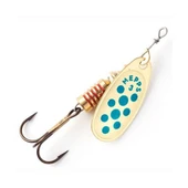 Alabalık Turna Döner Olta Kaşık - Mepps - Comet - Altın/Mavi Noktalı No:0 - 1