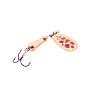 Alabalık Turna Döner Olta Kaşık - Ilba Spark Eco 95OR3 - Altın/Kırmızı - No:3 - 1