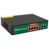 Powermaster POE4+2 72W 10/100 MBPS Poe Ethernet Switch - 1