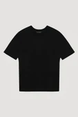 Quzu Bisiklet Yaka Düz Kadın T-shirt 25YTSH00186 - 1