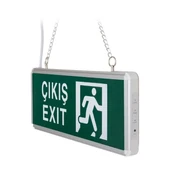 ZMR ZMR-670/Y.00 3W Tek Yön Acil Çıkış Yönlendirme Tabelası - Lambası (38X30X36mm) - 2