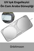 Premium UV Işık Engelleyici Dayanıklı Çift Katmanlı Katlanabilir Çantalı Ön Cam Araba Güneşliği - 2