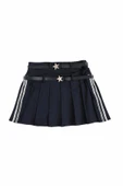 Quzu Pileli Mini Etek 24K41537 - 5