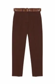 Quzu Beli Kemerli Kadın Pantolon - 1