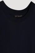 Quzu Bisiklet Yaka Düz Kadın T-shirt 25YTSH00186 - 2
