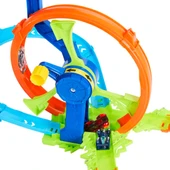 Hot Wheels Hızlı Fırlatma ve Döngü Parkuru Oyun Seti JBX65 - 4