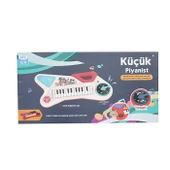 Mega Küçük Piyanist 22 Tuşlu Piyano 24805 Kırmızı thumbnail 2