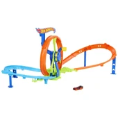 Hot Wheels Hızlı Fırlatma ve Döngü Parkuru Oyun Seti JBX65 - 1