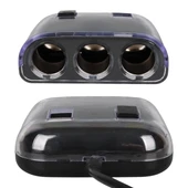 Olesson 1505 12-24V Çift USB Girişli 120W 80cm Kablolu 3'LÜ Araç Çakmak Çoklayıcı thumbnail 4