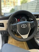 Toyota Corolla 2013-2018 Araca Özgü Dikmeli Direksiyon Kılıfı Nokta Düz Siyah İpli thumbnail 3