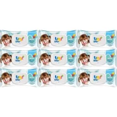 Uni Baby Islak Havlu Mendil 72 Yaprak Aktif (9 Lu Set) 648 Yaprak Plastik Kapaklı - 1