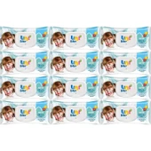 Uni Baby Islak Havlu Mendil 72 Yaprak Aktif (12 Li Set) 864 Yaprak Plastik Kapaklı - 1